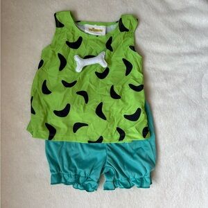 Flinstones pebbles costume 9months